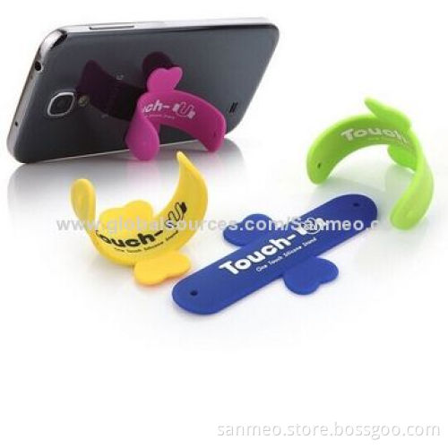 Universal Portable Touch U Silicone Stand Holder for iPhone, Smartphone, 10 ColorsNew